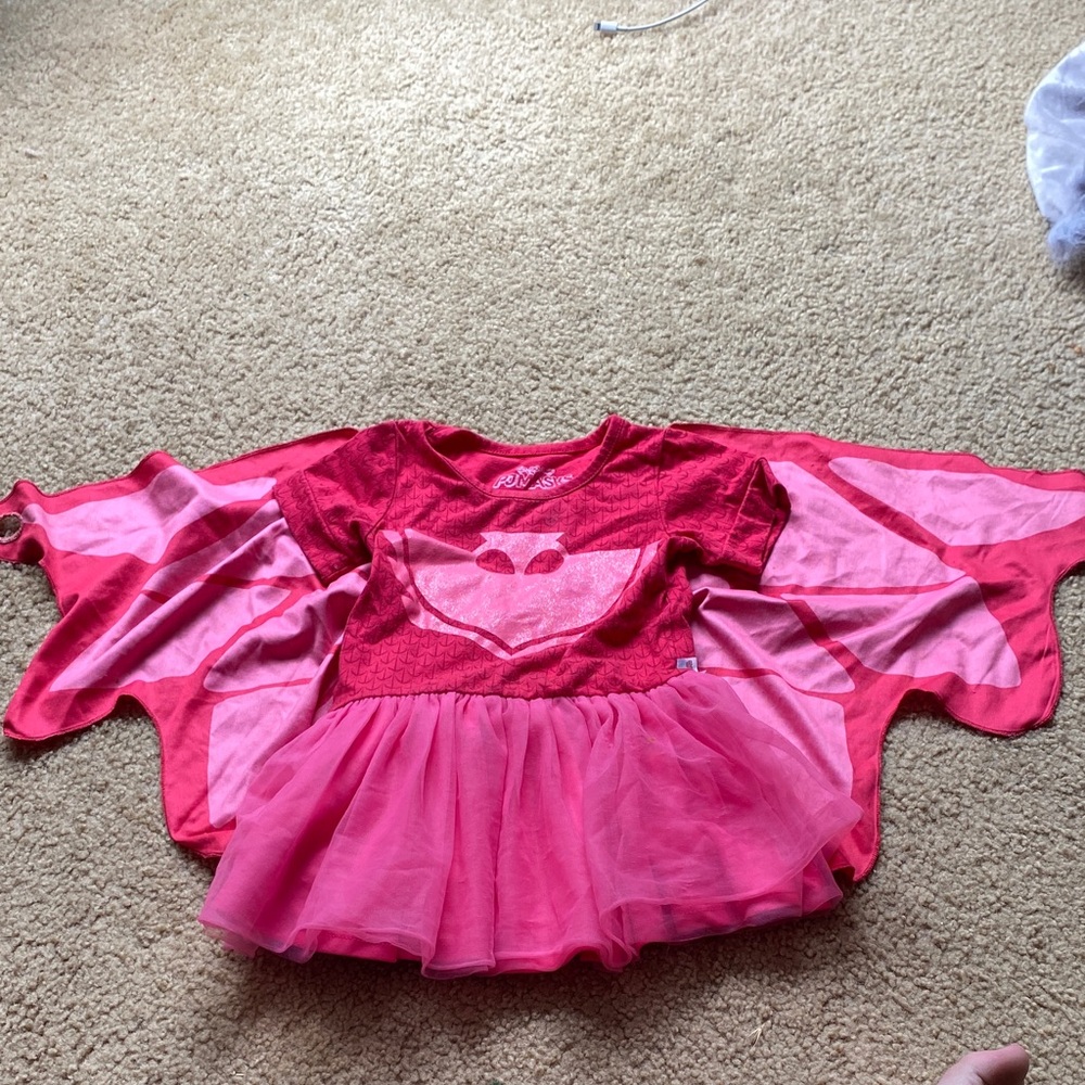 Pj masks dress Costume with detachable cape